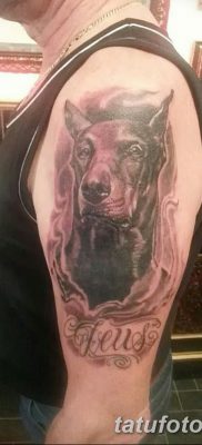 صورة وشم دوبيرمان بتاريخ 18/08/2017 №007 - وشم دوبيرمان