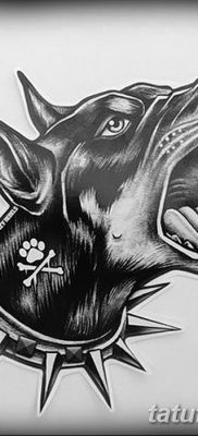 صورة وشم دوبيرمان بتاريخ 18/08/2017 №046 - وشم دوبيرمان