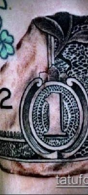 татуировка доларова снимка (значение) - примерна рисунка - 048