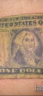 татуировка доларова снимка (стойност) - примерна рисунка - 046
