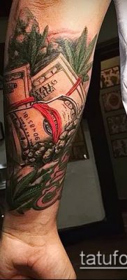 татуировка доларова снимка (значение) - примерна рисунка - 044