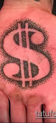 татуировка доларова снимка (значение) - примерна рисунка - 043