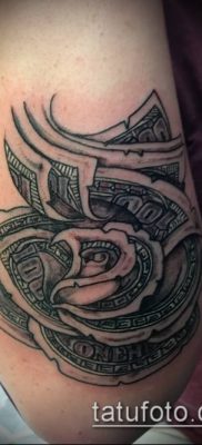 татуировка доларова снимка (стойност) - примерна рисунка - 042