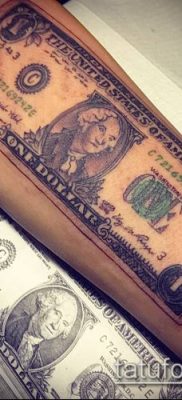 татуировка доларова снимка (значение) - примерна рисунка - 029