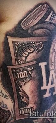 татуировка доларова снимка (стойност) - примерна рисунка - 026