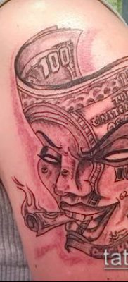 татуировка доларова снимка (стойност) - примерна рисунка - 022