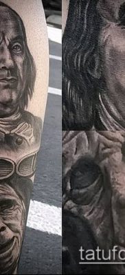 татуировка доларова снимка (значение) - примерна рисунка - 021