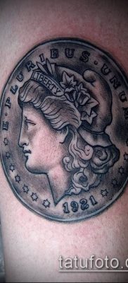 татуировка доларова снимка (стойност) - примерна рисунка - 015