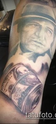 татуировка доларова снимка (стойност) - примерна рисунка - 012