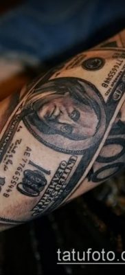 фото татуировка долар (долар за татуировка) (стойност) - примерна рисунка - 010