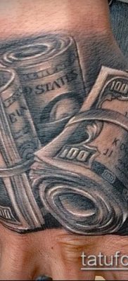 фото татуировка долар (долар за татуировка) (стойност) - примерна рисунка - 002