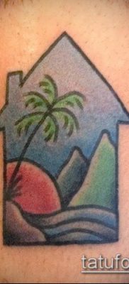 صورة منزل وشم (معنى) - مثال على رسم وشم مثير للاهتمام - 055