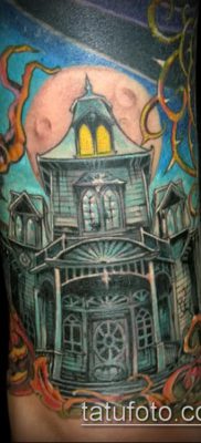 صورة منزل وشم (قيمة) - مثال على تصميم وشم مثير للاهتمام - 047