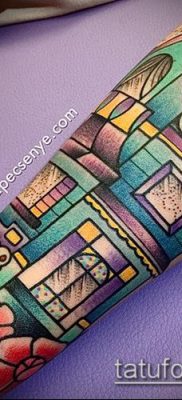 صورة منزل وشم (قيمة) - مثال على رسم وشم مثير للاهتمام - 043