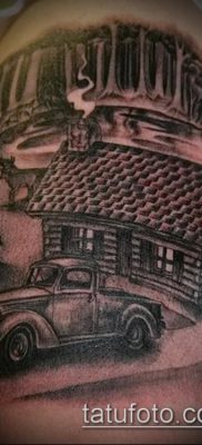 صورة منزل وشم (قيمة) - مثال على رسم وشم مثير للاهتمام - 041