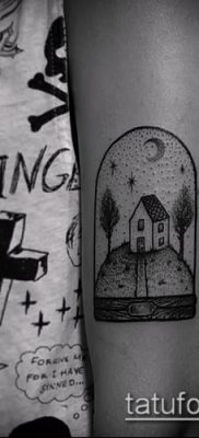 صورة منزل وشم (قيمة) - مثال على رسم وشم مثير للاهتمام - 029