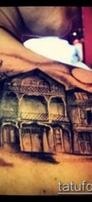 صورة منزل وشم (قيمة) - مثال على تصميم وشم مثير للاهتمام - 023