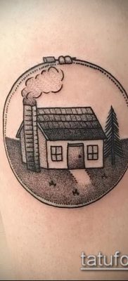 صورة منزل وشم (قيمة) - مثال على رسم وشم مثير للاهتمام - 017