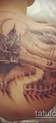 صورة منزل وشم (قيمة) - مثال على رسم وشم مثير للاهتمام - 015