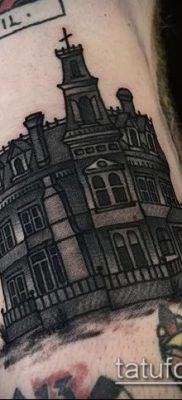 صورة منزل وشم (قيمة) - مثال على تصميم وشم مثير للاهتمام - 012