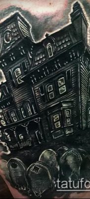 صورة منزل وشم (قيمة) - مثال على تصميم وشم مثير للاهتمام - 011