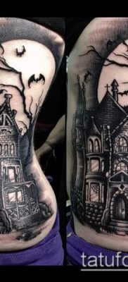 صورة منزل وشم (قيمة) - مثال على رسم وشم مثير للاهتمام - 009