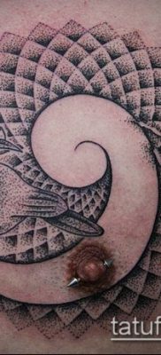 A 164 -es pontmunka tetoválás egy rajz hűvös változata, amely jól használható a hüvely véglegesítéséhez és tetoválásként történő alkalmazásához