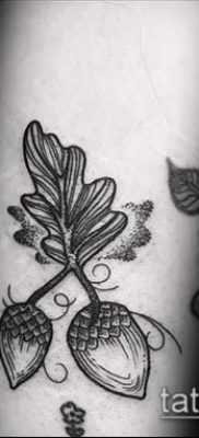 снимка татуировка дъб (татуировка дъб) (стойност) - примерна рисунка - 016