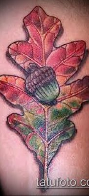 снимка татуировка дъб (татуировка дъб) (стойност) - примерна рисунка - 008