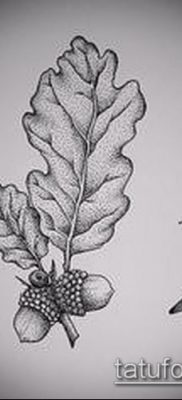 снимка на дъб за татуировка (дъб за татуировки) (стойност) - примерна рисунка - 002