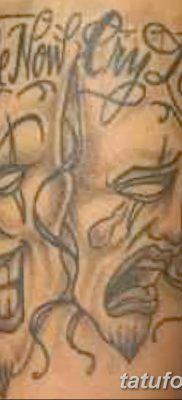 fotó tetoválás két maszk 2017.12.21 -től №002 - két maszk tetoválása -