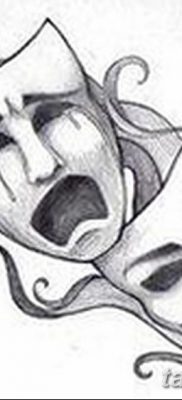 fotó tetoválás két maszk 2017.12.21 -től №009 - két maszk tetoválása -