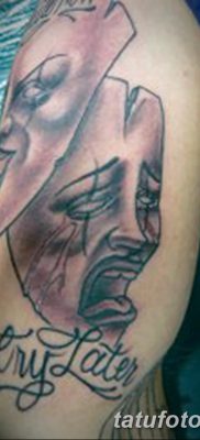 fotó tetoválás két maszk 2017.12.21. №015 - két maszk tetoválása -