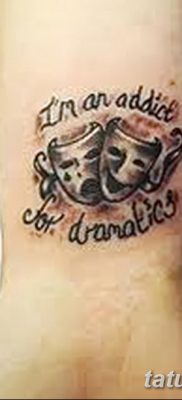 fotó tetoválás két maszk 2017.12.21. №018 - két maszk tetoválása -