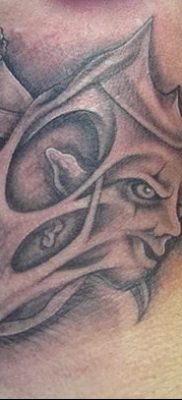 fotó tetoválás két maszk kelt 2017.12.21. №021 - tetoválás két maszk -