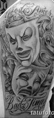 fotó tetoválás két maszk kelt 2017.12.21. №022 - tetoválás két maszk -