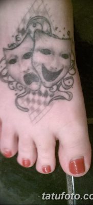 fotó tetoválás két maszk kelt 2017.12.21. №027 - tetoválás két maszk -