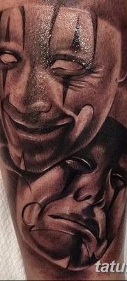 fotó tetoválás két maszk 2017.12.21. №031 - két maszk tetoválása -