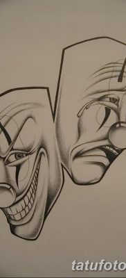 fotó tetoválás két maszk kelt 2017.12.21. №034 - tetoválás két maszk -