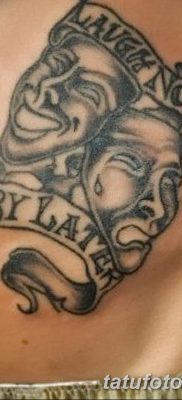 fotó tetoválás két maszk kelt 2017.12.21. №042 - tetoválás két maszk -