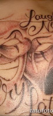 fotó tetoválás két maszk kelt 2017.12.21. №043 - tetoválás két maszk -