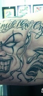 fotó tetoválás két maszk kelt 2017.12.21. №047 - tetoválás két maszk -