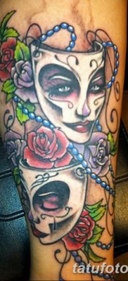 fotó tetoválás két maszk 2017.12.21 -től №056 - két maszk tetoválása -