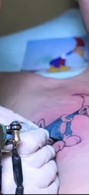 harkály tetoválás fotó (jelentése) - egy példa egy érdekes tetoválási tervre - 062