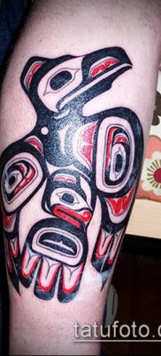 harkály tetoválás fotó (jelentése) - egy példa egy érdekes tetoválási tervre - 059