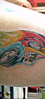 harkály tetoválás fotó (jelentése) - egy példa egy érdekes tetoválási rajzra - 053