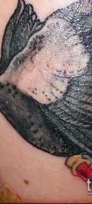 harkály tetoválás fotó (jelentése) - egy példa egy érdekes tetoválási rajzra - 052