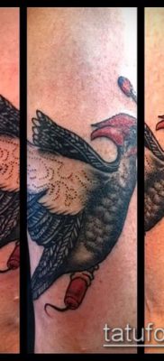 harkály tetoválás fotó (jelentése) - egy példa egy érdekes tetoválási rajzra - 050