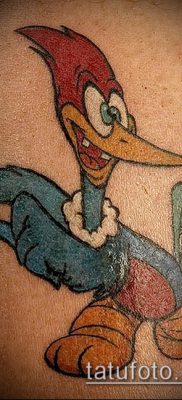 harkály tetoválás fotó (jelentése) - egy példa egy érdekes tetoválási rajzra - 046