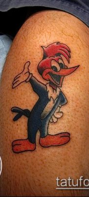 harkály tetoválás fotó (jelentése) - egy példa egy érdekes tetoválási rajzra - 045